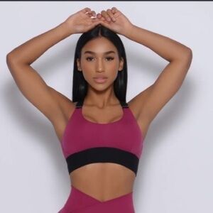 Bombshell Sports Bra in Mulberry
